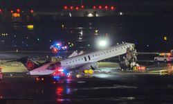 ABD’de iniş faciası: Uçak itfaiye aracına çarptı