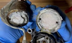 Yasaklı maddeyi marş dinamosuna sakladı