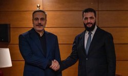 Suriye Cumhurbaşkanı Şara, Bakan Fidan'ı kabul etti