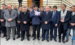 Hakkari’de İran ve Filistin’e destek açıklaması