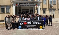 Okullarda artan şiddet Yüksekova'da protesto edildi