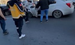 Trafikte tartışma büyüdü: Levye kullanıldı