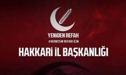 Yeniden Refah Partisi’nden Hakkari’deki yol açıklaması