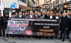 Hakkari'deki STK'lardan Cumhurbaşkanı'na yol çağrısı