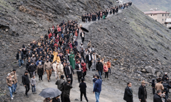 Hakkari'de eski düğün geleneği yeniden canlandı