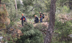 Dağda kaybolan kişi dronla bulundu