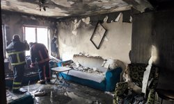 Evi yaktı, babasına “gel söndür” dedi