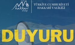 Hakkari Valiliği’nden deprem duyurusu