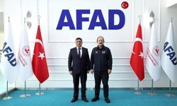 Müdür Kanat AFAD Başkanı Pehlivan'ı ziyaret etti