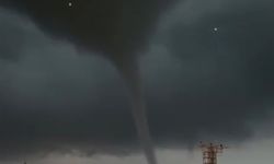 Mardin’de hortum kameraya yansıdı