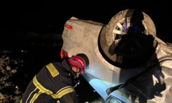 Otomobil takla attı; 1 ölü, 3 yaralı