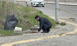 Sivas'ta yol kenarında havan topu mermisi bulundu