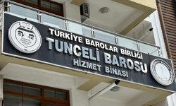 Tunceli Barosu’ndan isimlerin kaldırılması için başvuru