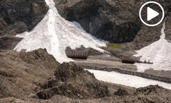 Sümbül Dağı’nda dev çığ: Zap Suyu kısa süre durdu