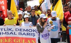 Hakkari’de 1 Mayıs’ta emek ve demokrasi talepleri yükseldi