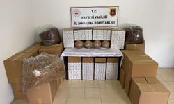 200 kilogram kaçak tütün ele geçirildi