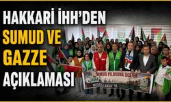 Hakkari İHH’den Sumud Filosu ve Gazze açıklaması