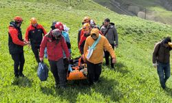 Van’da dağda mahsur kalan kişi kurtarıldı