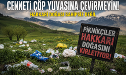 Piknikçiler Hakkari doğasını kirletiyor
