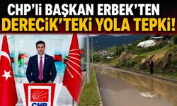 Başkan Erbek’ten Derecik’teki suyla kapanan yola tepki!