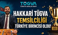 TÜGVA Hakkari Temsilciliği Türkiye birincisi oldu