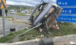 Hayvan yüklü kamyon, 2 otomobile çarptı; 2 yaralı
