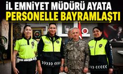 İl Emniyet Müdürü Ayata personelle bayramlaştı