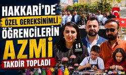Hakkari’de özel gereksinimli öğrencilerin azmi takdir topladı