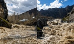 Hakkari Geçitli Köyündeki dere tehlike saçıyor