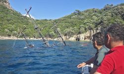 Marmaris'te günübirlik tur teknesi battı