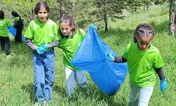Hakkari Kent Ormanında 20 çuval çöp toplandı