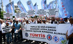 İBB taşeron şoförleri saraçhane’de taleplerini dile getirdi