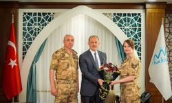 Tuğgeneral Cafer Öz ve heyetinden Vali Taşyapan’a ziyaret