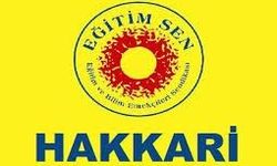 Eğitim Sen Hakkari Şubesi’nden Koç’un sözlerine tepki