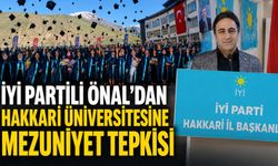 İYİ Parti İl Başkanı Ali Önal’dan mezuniyet töreni tepkisi