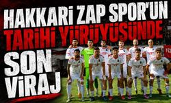 Hakkari Zap Spor’un tarihi yürüyüşünde son viraj