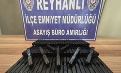 Otomobilinde tabanca parçaları bulunan zanlı tutuklandı
