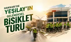 Hakkari'de Yeşilay'ın geleneksel bisiklet turu düzenlendi