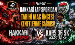 Hakkari Zap Spor’dan tarihi maç öncesi kenetlenme çağrısı!