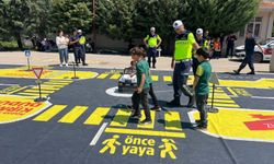 Keban'da ilkokul öğrencilerine tafik eğitimi verildi