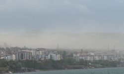Bitlis'te toz taşınımı ve rüzgar etkili oldu