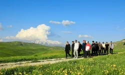Sütey Yaylası'nda doğa yürüyüşü yapıldı