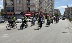 Elazığ’da sağlıklı yaşam için pedal çevirdiler