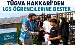 TÜGVA Hakkari'den LGS öğrencilerine destek