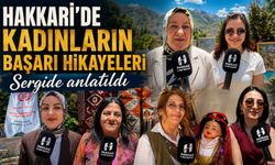 Hakkari’de kadınların başarı hikayeleri sergide anlatıldı