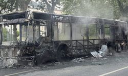 Beykoz'da yanan İETT otobüsü kullanılamaz hale geldi