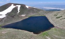 Erciyes eteklerindeki Sarıgöl suyla doldu