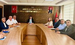 Hakkari İl Milli Eğitim Müdürlüğünde haftalık değerlendirme toplantısı