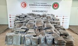 Hamzabeyli Sınır Kapısı'nda 287 kilo esrar ele geçirildi