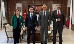 Yeni Parti heyetinden Yüksekova Kaymakamı Hülür’e ziyaret